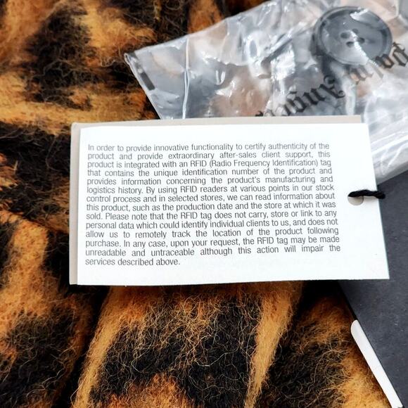 Palm Angels Animalier Brushed Cardigan 'Brown/Black' Size L - Picture 16 of 16